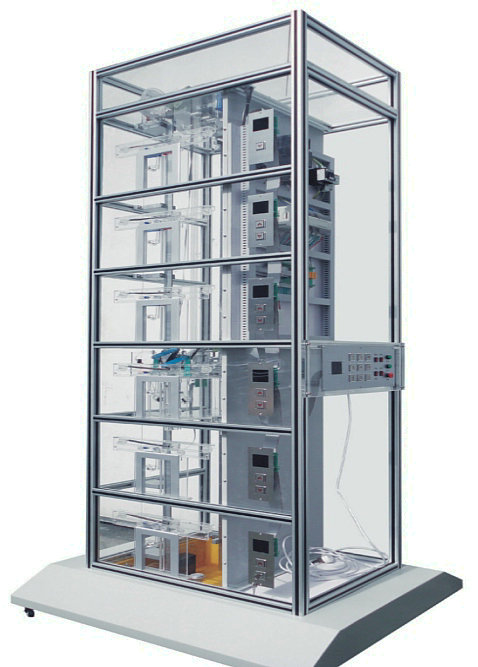 六層透明仿真教學電梯模型