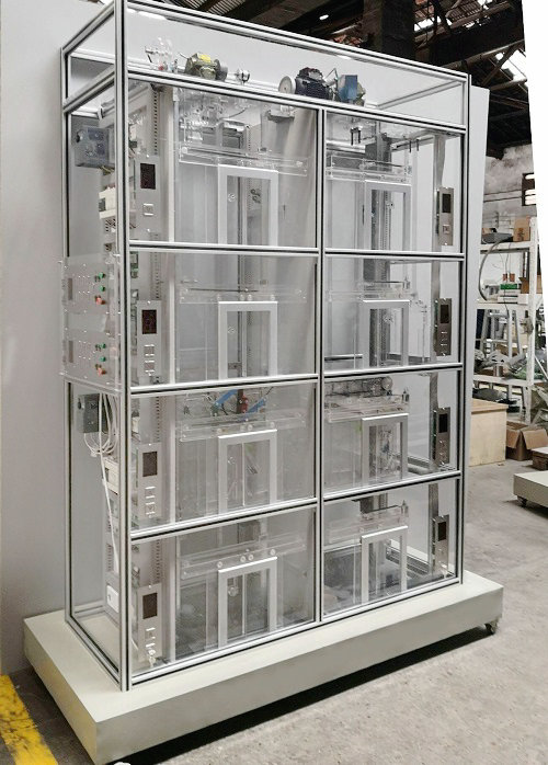 客、貨兩用透明仿真教學(xué)電梯模型