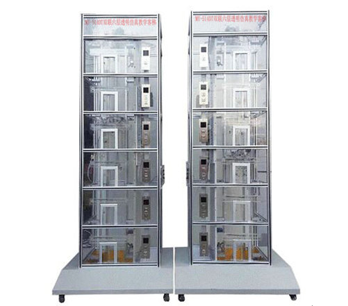 雙聯(lián)六層透明仿真教學(xué)電梯模型